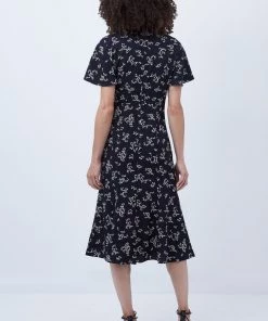 French Connection Sale Ansa Bruna Crepe Twist Neck Dress 9 French Connection Sale Ansa Bruna Crepe Twist Neck Dress