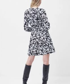 French Connection Sale Eltra Meadow Jersey Shirt Dress