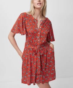 French Connection Cersier Meadow Jersey Belted Dress Sale