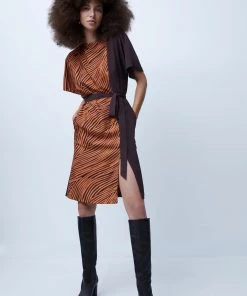 French Connection Last Chance To Buy Rosalind Asymmetric Neck Dress