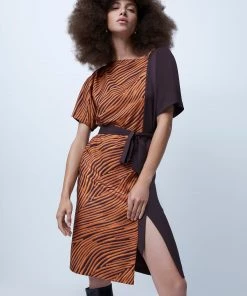 French Connection Last Chance To Buy Rosalind Asymmetric Neck Dress