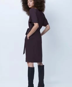 French Connection Last Chance To Buy Rosalind Asymmetric Neck Dress