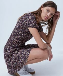 French Connection Bienvia Puff Sleeve Mini Dress Last Chance To Buy