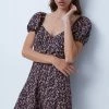 French Connection Bienvia Puff Sleeve Mini Dress Last Chance To Buy