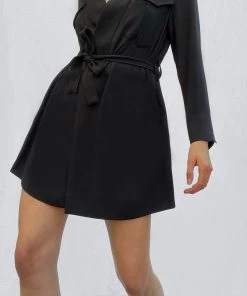 French Connection Last Chance To Buy Colet Wrap Tuxedo Dress