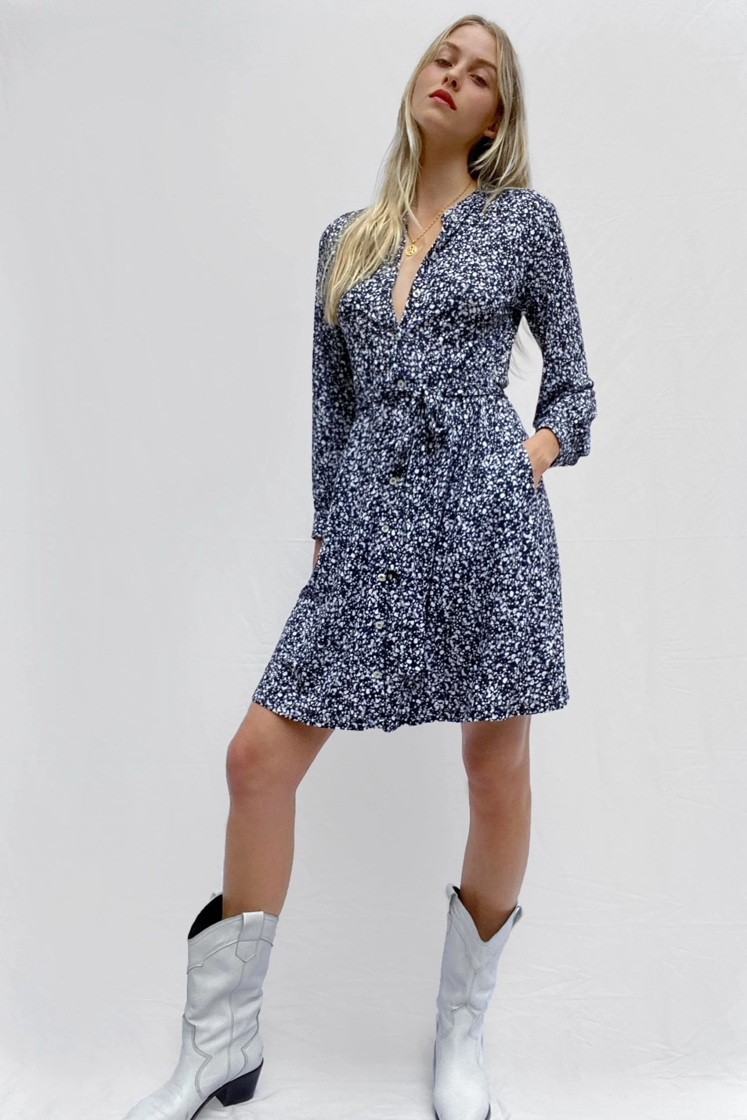 French Connection Sale Vasha Ishkure Meadow Shirt Dress 3 French Connection Sale Vasha Ishkure Meadow Shirt Dress