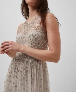 French Connection Elin Embellished Sleeveless Dress Sale 12 French Connection Elin Embellished Sleeveless Dress Sale