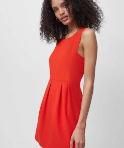 French Connection Dresses Ito Mix Sleeveless Dress