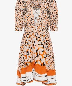 French Connection Ellie Mix Print Dress