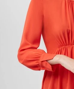 French Connection Sale Emmy Crepe Long Sleeve Dress