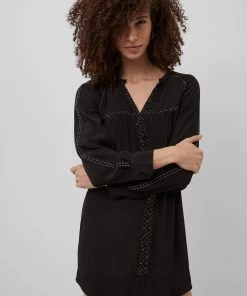 French Connection Sale Isling Drape Embellished Mini Dress
