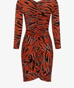 French Connection Last Chance To Buy Thita Tiger Print Bodycon Dress