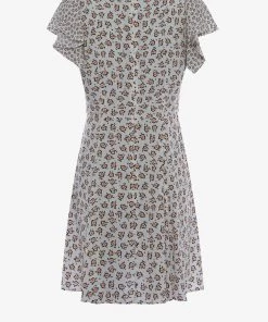 French Connection Aura Drape V-Neck Dress Sale