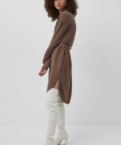 French Connection Last Chance To Buy Clua Drape Shirt Dress