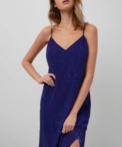 French Connection Calandra Crinkle Midi Slip Dress 11 French Connection Calandra Crinkle Midi Slip Dress