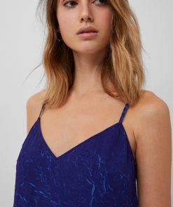 French Connection Calandra Crinkle Midi Slip Dress 13 French Connection Calandra Crinkle Midi Slip Dress