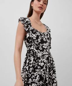 French Connection Floral Drape Strappy Maxi Dress