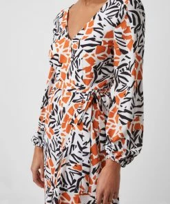 French Connection Last Chance To Buy Afra Verona Drape Midi Dress