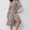 French Connection Last Chance To Buy Afra Verona Drape Midi Dress
