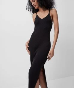 French Connection Last Chance To Buy Lenny Ribbed Knit Midi Dress