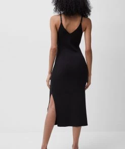 French Connection Last Chance To Buy Lenny Ribbed Knit Midi Dress