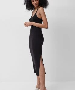 French Connection Last Chance To Buy Lenny Ribbed Knit Midi Dress