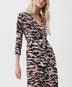 French Connection Thita Tiger Print Jersey Dress