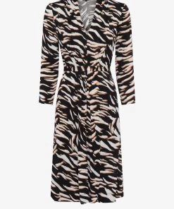 French Connection Thita Tiger Print Jersey Dress
