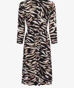 French Connection Thita Tiger Print Jersey Dress
