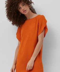 French Connection Sale Dua Drape Tunic Dress