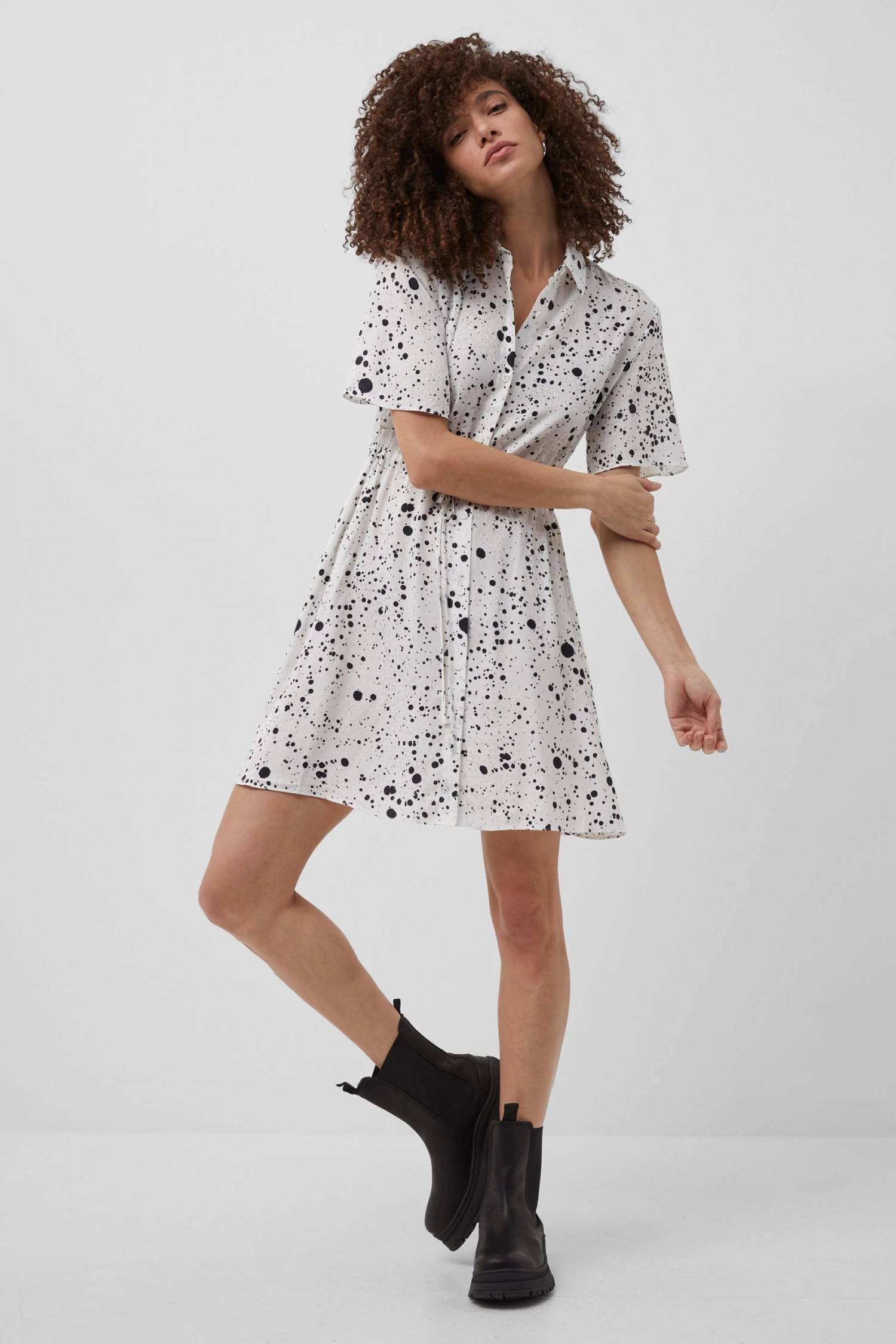 French Connection Sale Droplet Drape Shirt Dress 4 French Connection Sale Droplet Drape Shirt Dress