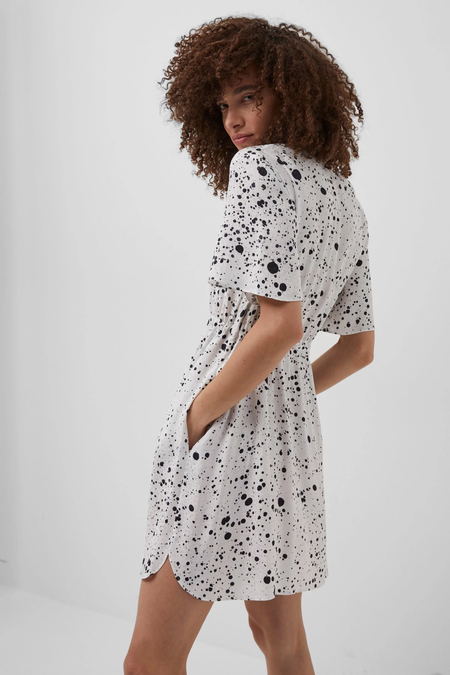 French Connection Sale Droplet Drape Shirt Dress 5 French Connection Sale Droplet Drape Shirt Dress