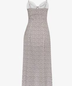 French Connection Aura Ditsy Verona Tie Midi Dress