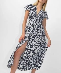French Connection Sale Islanna Printed Midi Dress