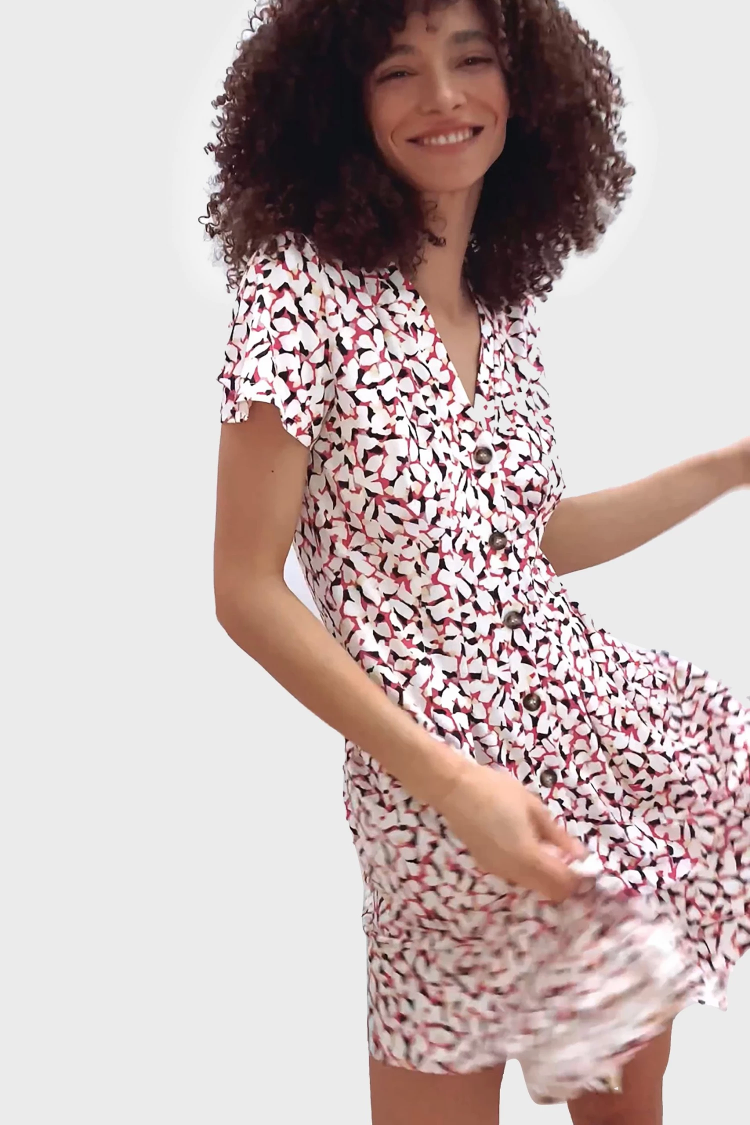 French Connection Pame Ekeze Meadow Jersey Dress 6 French Connection Pame Ekeze Meadow Jersey Dress