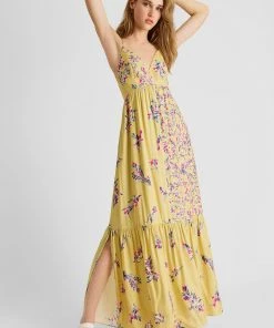 French Connection Sale Flores Dua Drape Strappy Maxi Dress