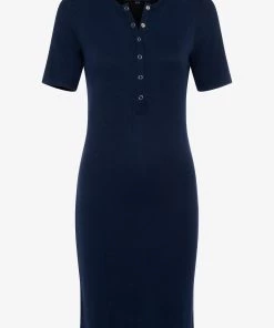 French Connection Sale Paze Ribbed Jersey Dress
