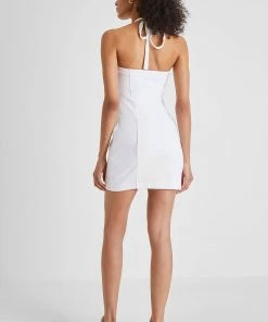 French Connection Reby Ponte Halterneck Dress 7 French Connection Reby Ponte Halterneck Dress