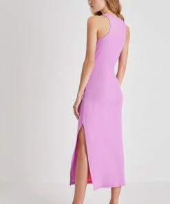 French Connection Rasha Ribbed Jersey Midi Dress