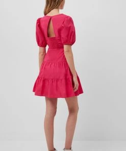 French Connection Birch Poplin Puff-Sleeve Mini Dress Last Chance To Buy