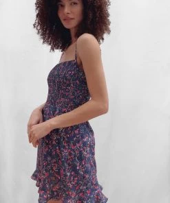 French Connection Flores Verona Crepe Strappy Dress 10 French Connection Flores Verona Crepe Strappy Dress