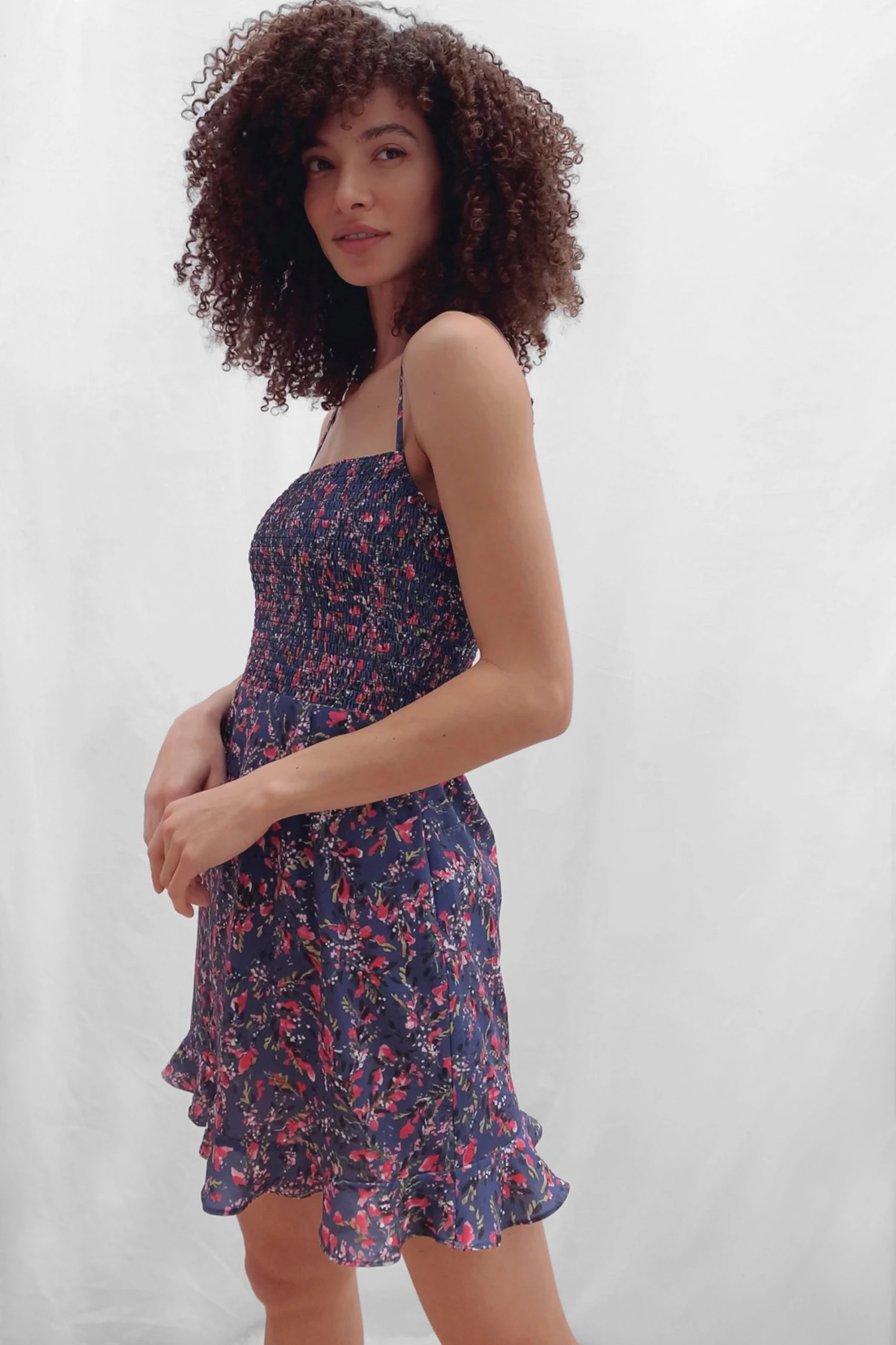 French Connection Flores Verona Crepe Strappy Dress 6 French Connection Flores Verona Crepe Strappy Dress