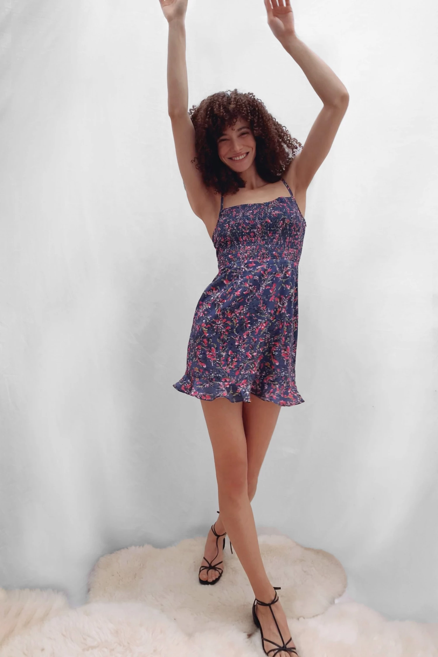 French Connection Flores Verona Crepe Strappy Dress 4 French Connection Flores Verona Crepe Strappy Dress