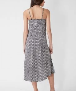 French Connection Animal Print Strappy Slip Dress Sale