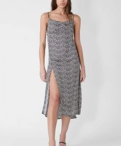 French Connection Animal Print Strappy Slip Dress Sale