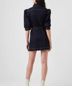 French Connection Payge Recycled Puff-Sleeve Dress