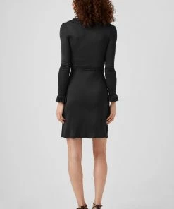 French Connection Sonike Bamboo Jersey Wrap Mini Dress Sale