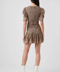 French Connection Erika Drape Smock Mini Dress Sale