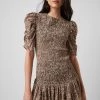 French Connection Erika Drape Smock Mini Dress Sale