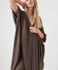 French Connection Sale Alto Rosanna Drape Midi Dress